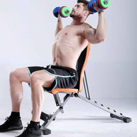 Thumbnail for Adjustable FID Sit Up Weight Bench