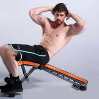 Thumbnail for Adjustable FID Sit Up Weight Bench