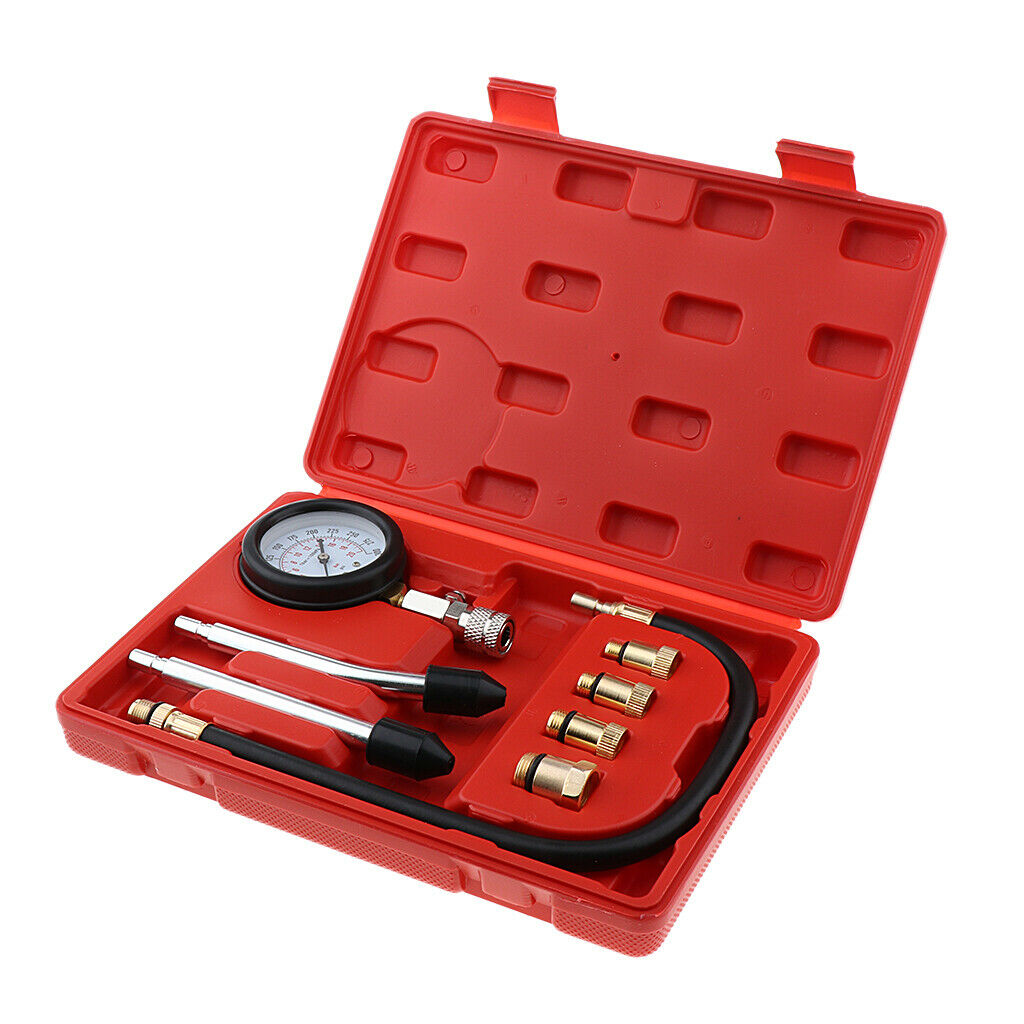 Compression Tester Auto Petrol Gas Engine Cylinder Tester