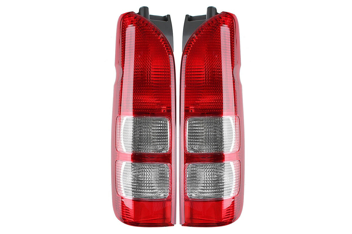 Toyota Hiace tail lights showing lens details