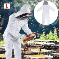 Thumbnail for Full Body Beekeeping Suit Hooded Veil Bee Farm Clothing L