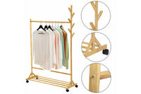 Thumbnail for Cloth rack easy to move on wheels