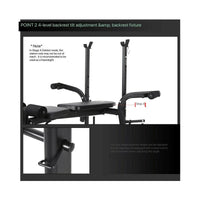 Thumbnail for Adjustable FID Sit Up & Weight Bench