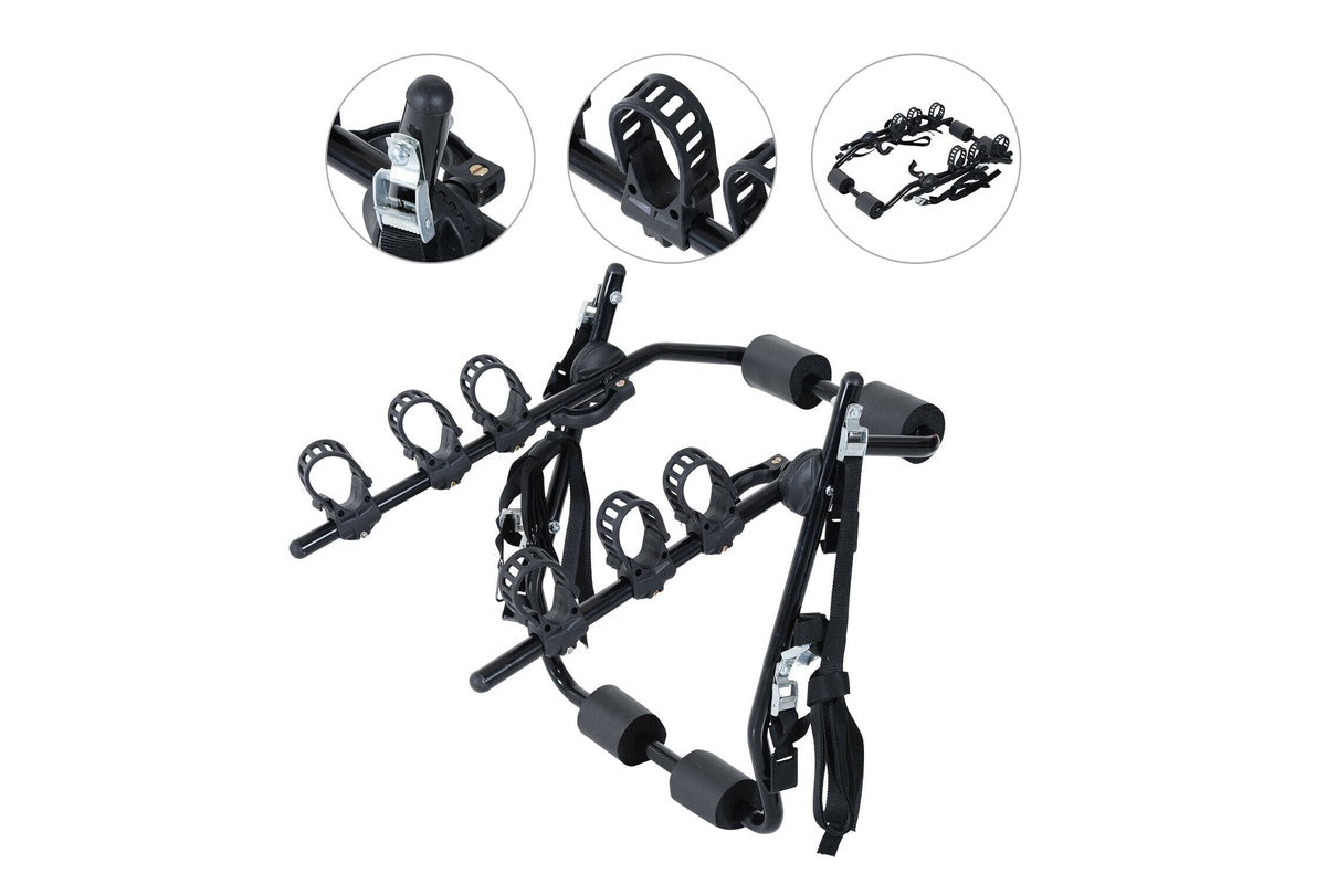 Bike rack ready for transport