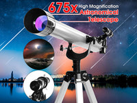 Thumbnail for Astronomical Telescope 675X Zoom