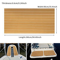 Thumbnail for Marine Carpet Teak Boat Flooring Mat EVA