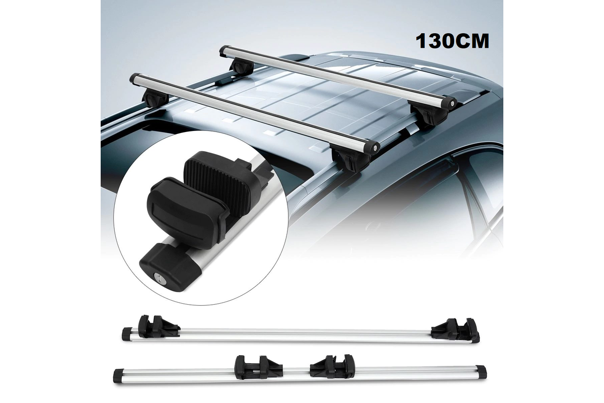 Roof rack suitable for vehicles with raised rails