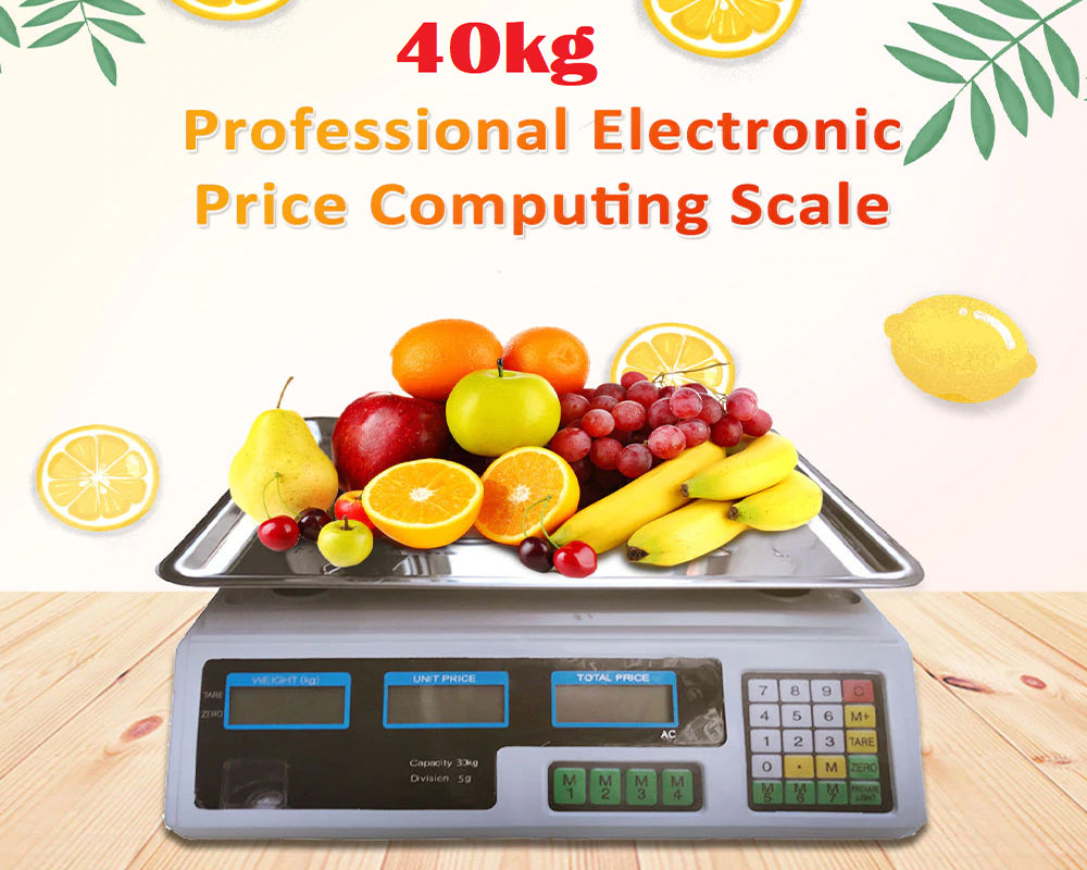 40kg Digital Price Computing Scales for Retail NZ | Homyspire