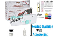 Thumbnail for Mini sewing machine held in hand