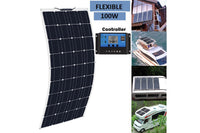 Thumbnail for Solar panel connected to battery charger