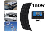 Thumbnail for Flexible solar panel rolled for storage