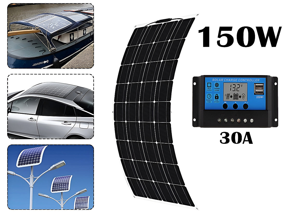 150W Solar Panel Flexible with Solar Controller