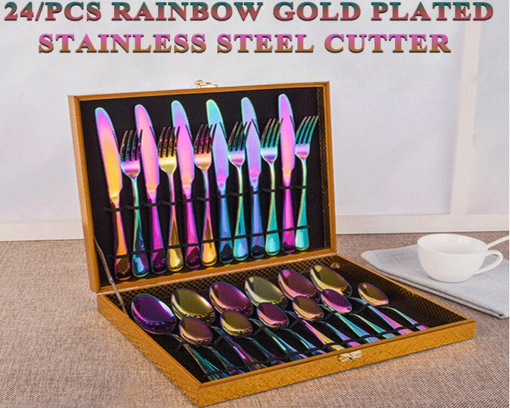 24 PCS Stainless Steel Cutlery Set