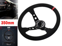 Thumbnail for Steering wheel showing horn button and wiring