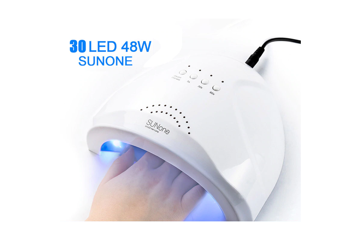 48W LED nail dryer showing sensor feature