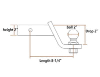 Thumbnail for Trailer Hitch Mount with 2-Inch Ball & Pin
