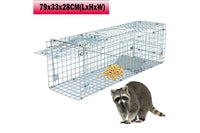 Thumbnail for Possum trap cage folded for easy storage and transport