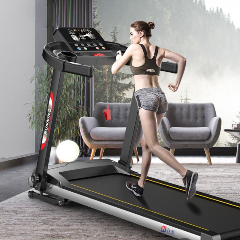 Treadmill with safety features for home use