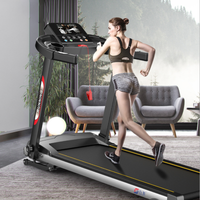 Thumbnail for Treadmill with safety features for home use