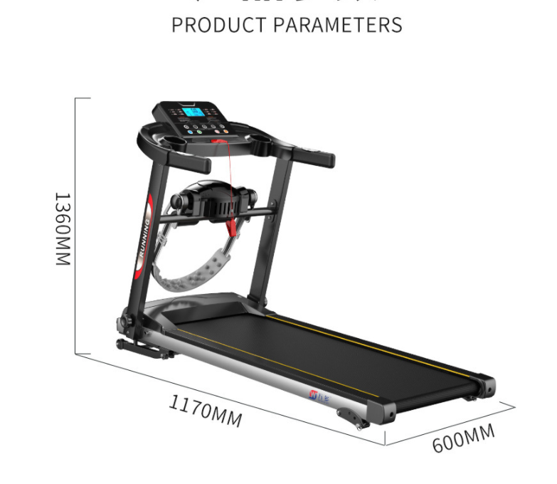 Treadmill used for walking and running