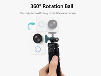Thumbnail for iPhone Tripod Mount Holder Stand + Bluetooth Selfie remote