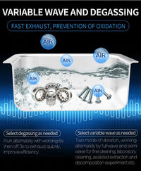 Thumbnail for Ultrasonic Cleaner 1.3L Heated Ultrasonic
