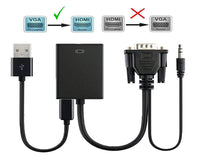 Thumbnail for VGA to HDMI Cable TV extension cable with audio