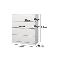 Thumbnail for Chest of Drawers Tall boy Drawer Tallboy