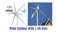 Thumbnail for Wind Turbine 12V 400W