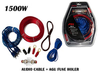 Thumbnail for 1500W Car Audio Subwoofer Car AMP Wiring Kit Cable Fuse Holder Wire Cable