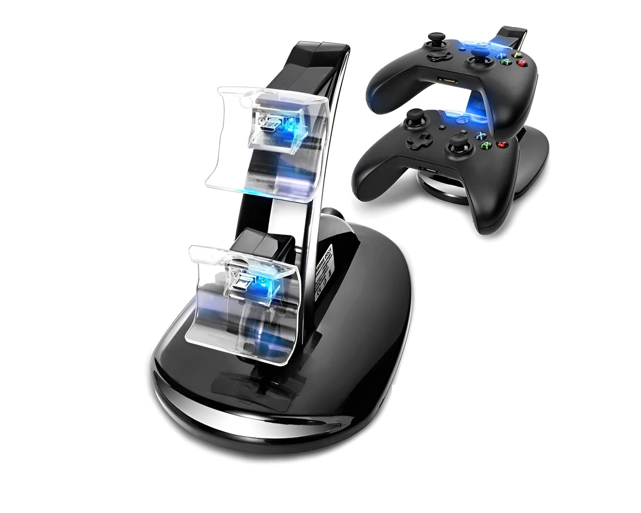 Dual Xbox One Controller Charging Dock with LED Indicator