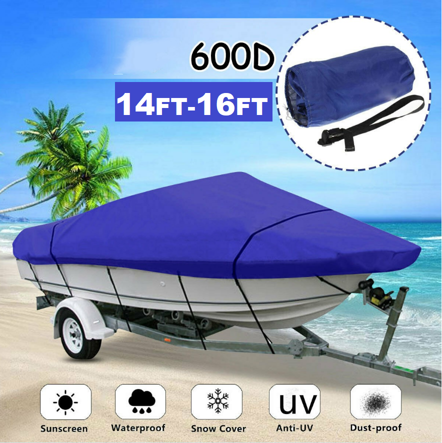 Boat Cover 600D Boat 14-16FT