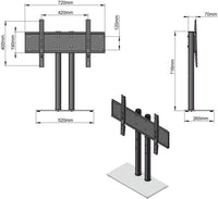 Thumbnail for Universal TV Stand Bracket 32-65 Inch Height Adjustable