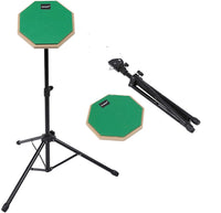 Thumbnail for Dumb Drum Practice Drum Pad Kit with Stand