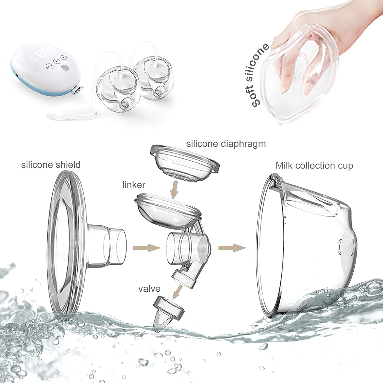Electric Breast Pump Breast feeding Pump - Double