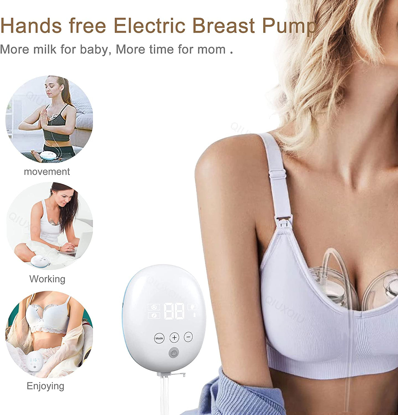Electric Breast Pump Breast feeding Pump - Double