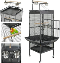 Thumbnail for Bird Cage Parrot Aviary Perch Carrier