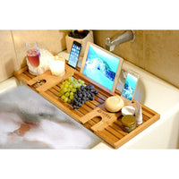 Thumbnail for Bamboo Bathtub Tray - Bamboo Bath Caddy