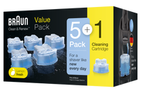 Thumbnail for Braun Clean and Charge Refills 5 Pack + 1 free (CCR6)