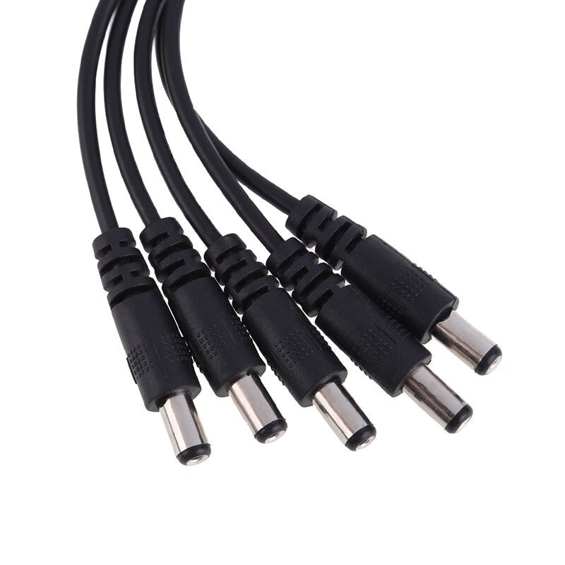 Cctv Security Camera 2.1Mm 1 To 5 Port Power Splitter Cable 12V