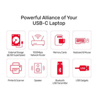 Thumbnail for UNITEK 7-in-1 USB 3.1 Multi-Port Hub with USB-C Connector.