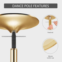 Thumbnail for Portable Rotating Dancing Pole For Home Fitness