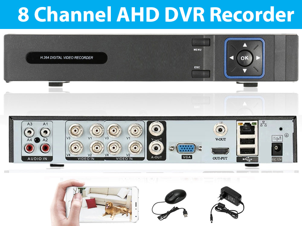 DVR Recorder For CCTV 8 Channel Security Camera System