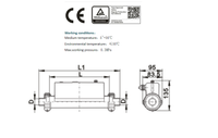 Thumbnail for H20-R1 Inline Heater 2KW - Whirlpool Bathtub SPA Pool