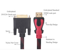 Thumbnail for HDMI to DVI Cable for Monitor PC Laptop