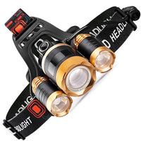 Thumbnail for LED Headlamp Headtorch Rechargeable
