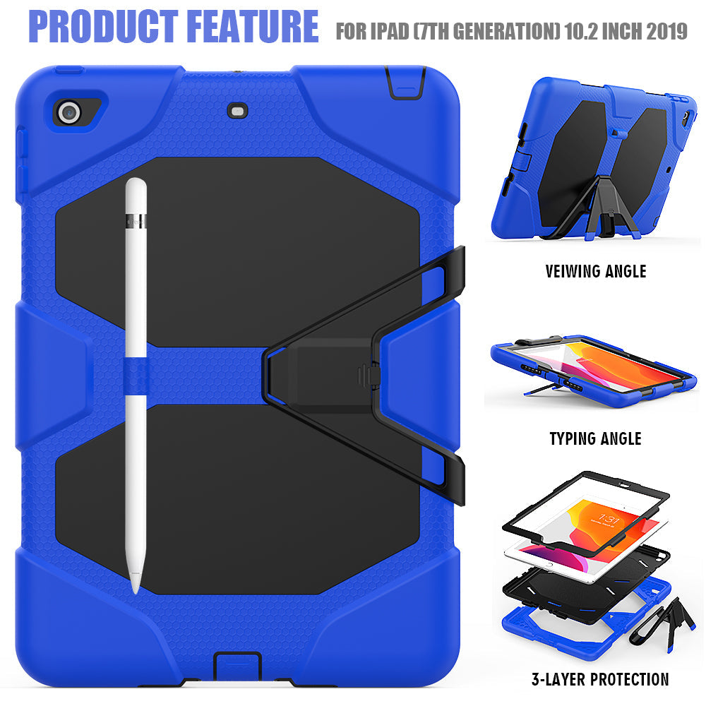 iPad 10.2 Case Rugged Shockproof Case
