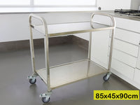 Thumbnail for Stainless Steel Trolley Kitchen Storage Trolley