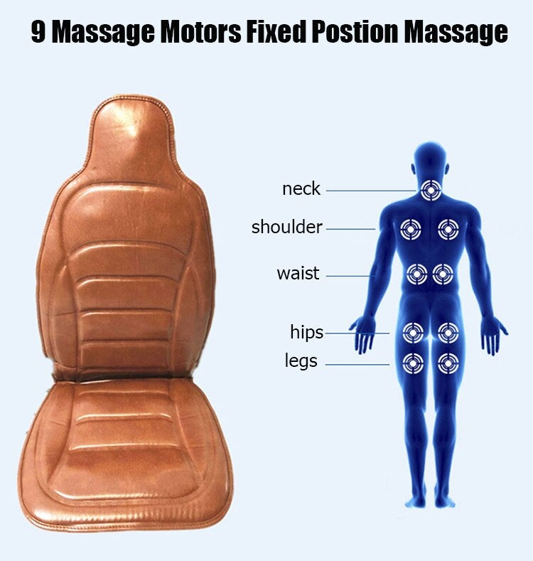Massaging Back Massager Chair Car Seat Massage Cushion - Homyspire NZ
