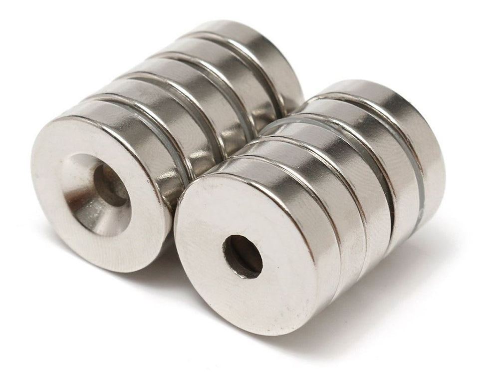 Neodymium Magnets Thickness : 5mm Hole : 5.5 - 6mm